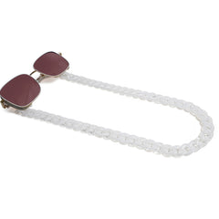 Tortoiseshell Amber Glasses Chain Solid Mask Chain Anti-drop Acrylic Rope