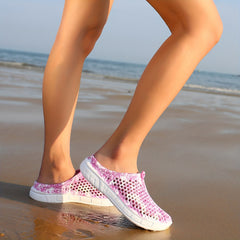 Women's Colorful Print Sport Hole Shoes Lightweight And Breathable