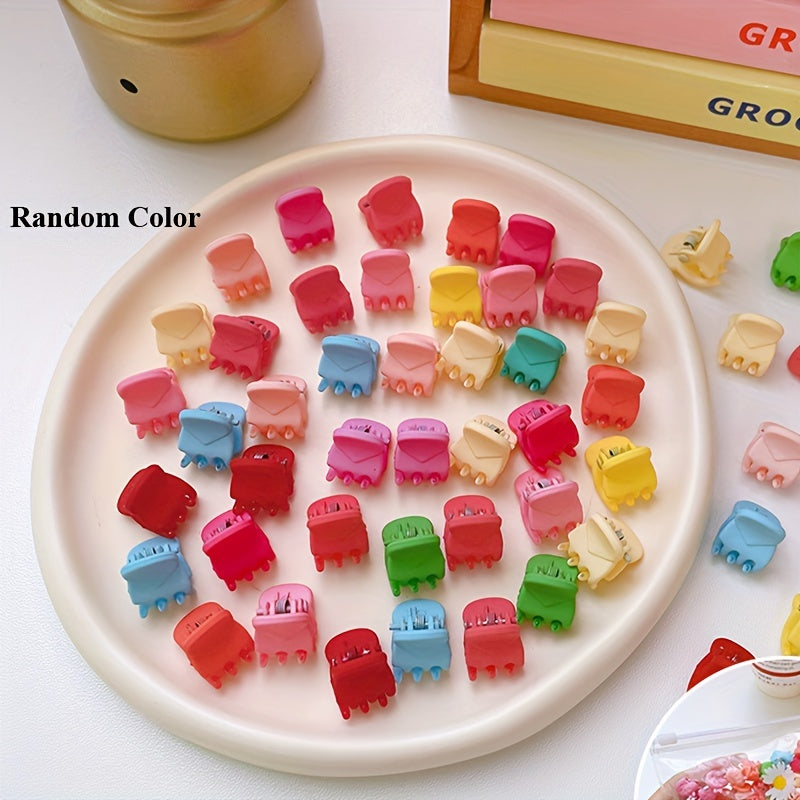 50pcs Mini Hair Claw Clips For Baby And Girl