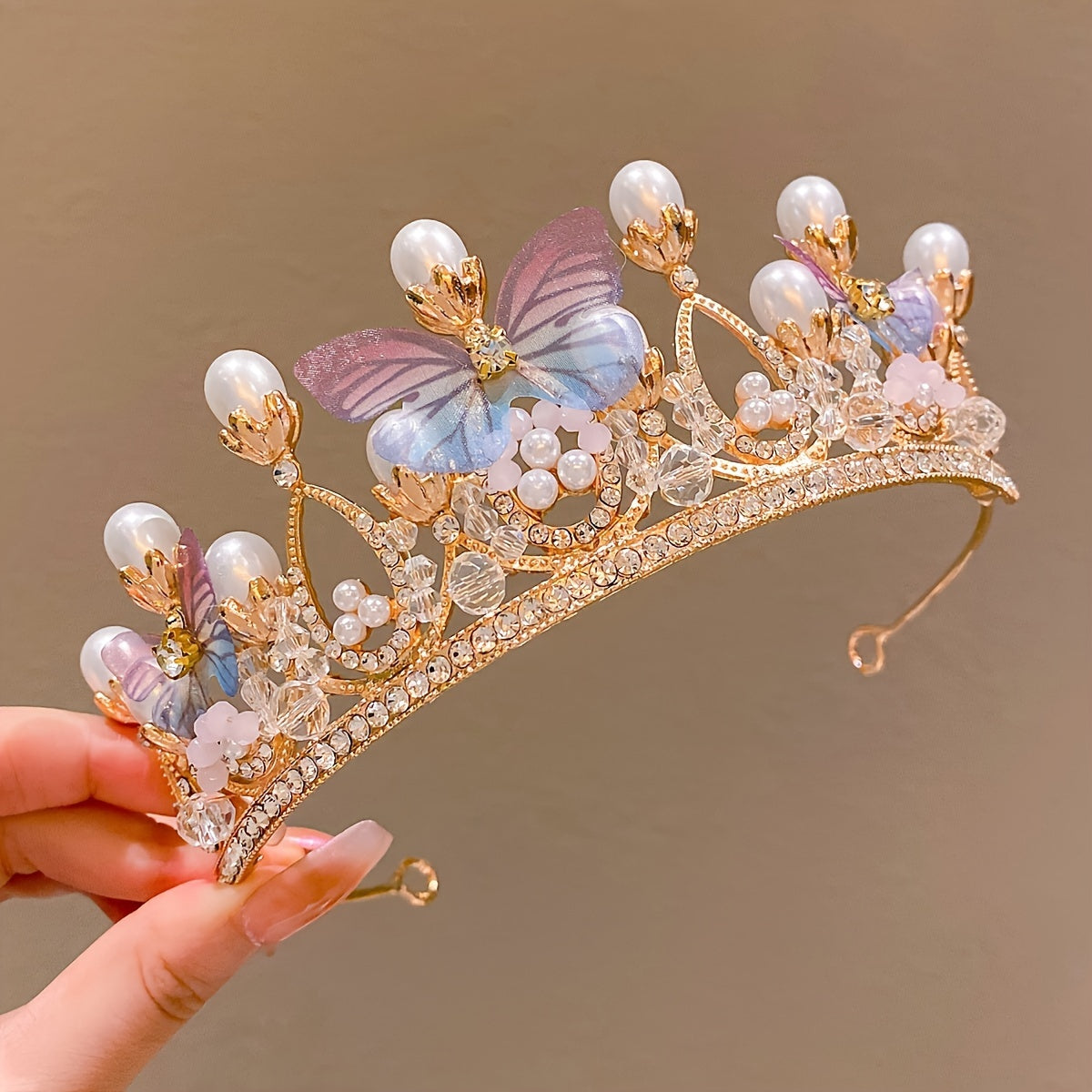 Horse Eye Drills Water Insertion Loving Comb Birthday Crown