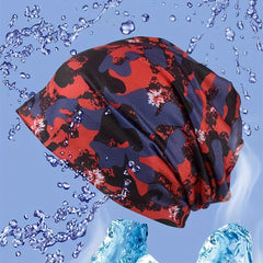 Mesh Stacking Cap Camouflage Pullover Thin Head Wrap