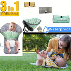 Portable Waterproof Changing Pad 3 in 1