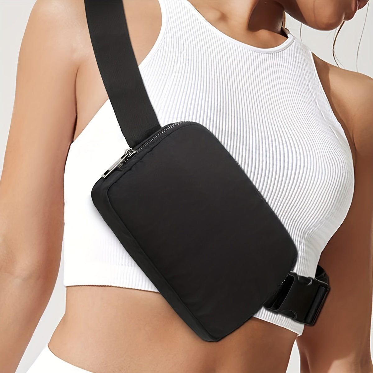 Durable Nylon Chest Bag Waterproof Fanny Pack