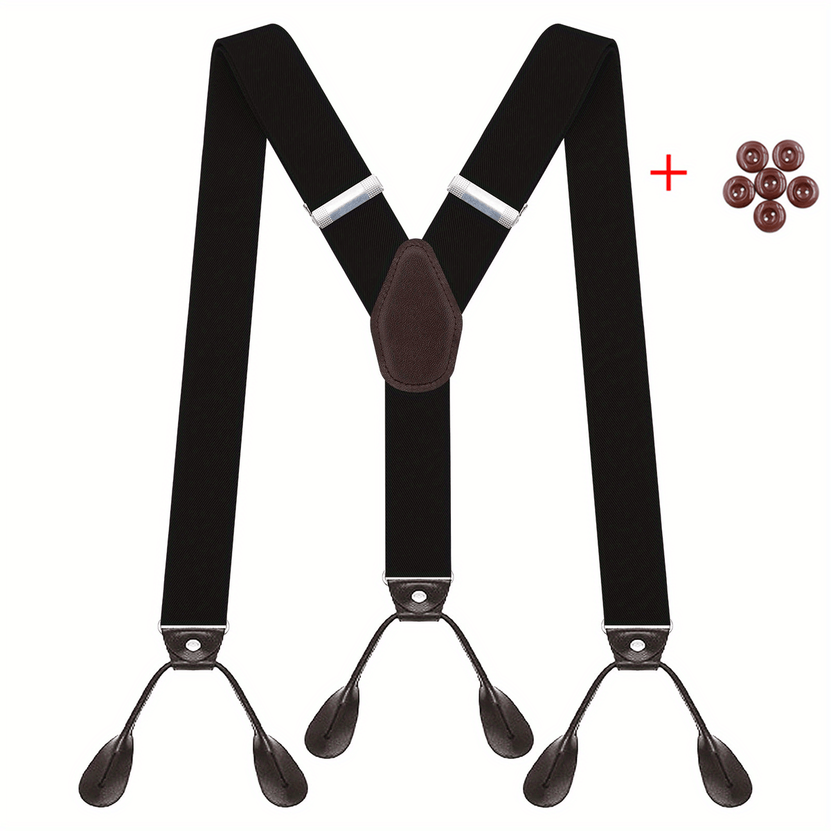 Vintage Suspenders For Men Wedding Party Tuxedo Y Back Wide Braces Dad Hus
