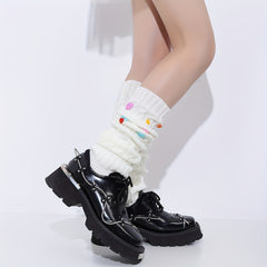 Decor Leg Warmers Knitted Socks Women's Stockings