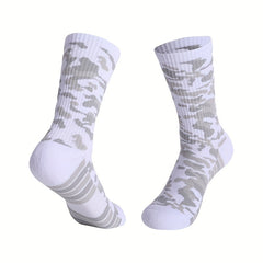 Camouflage Sports Socks for Running Hiking Basketball