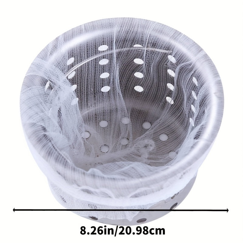 100pcs Disposable Sink Strainer Trash Bag Sink Filter Mesh Bag