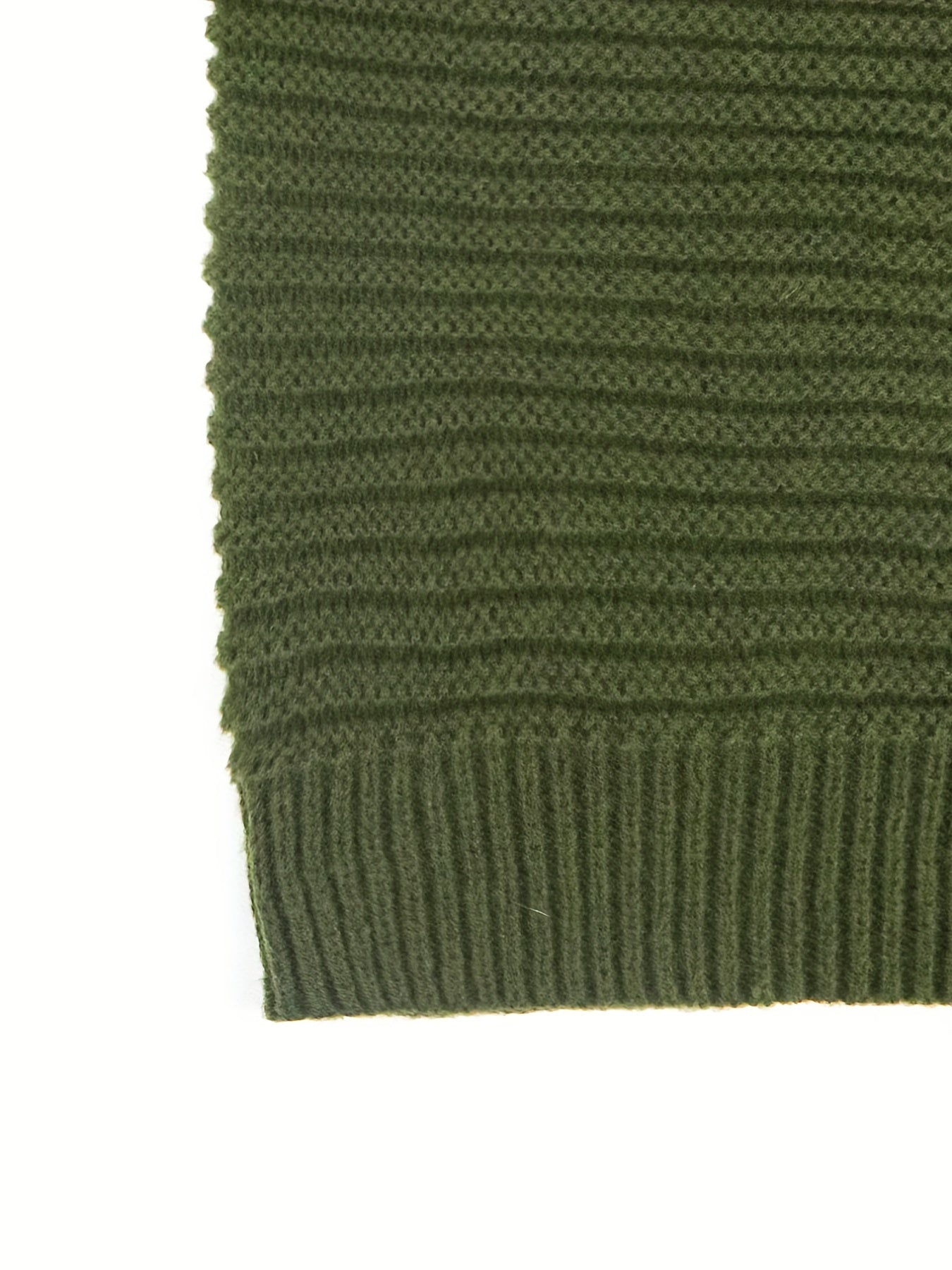  Casual Sweater Women's Plus Solid Zipper Long Sleeve