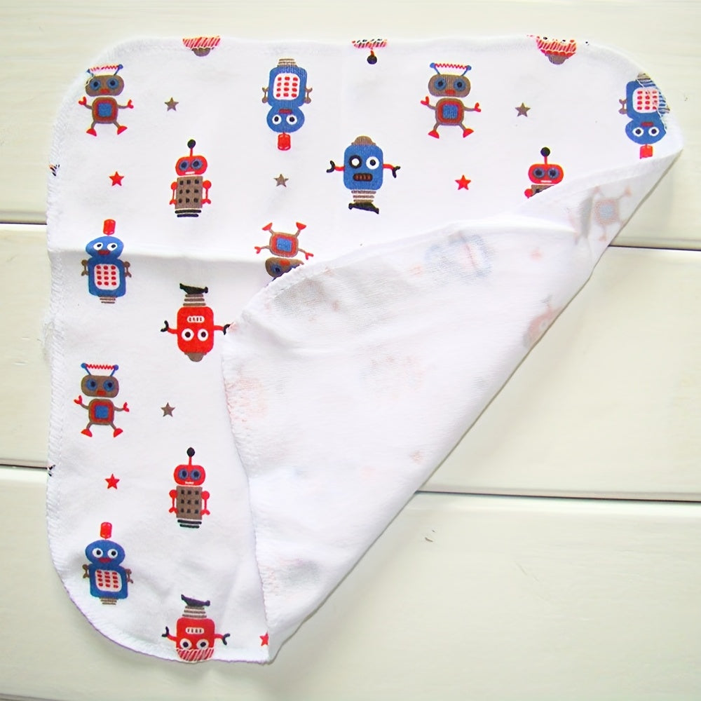 8 Pack Soft Baby Towels Washcloths Natural Cotton