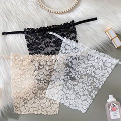 Floral Lace Chest Cover Anti-Peep Shield Pads