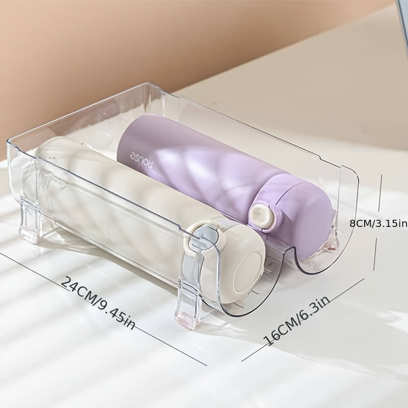 1pc Stackable Mug Organizer Clear Sports Bottle Rack