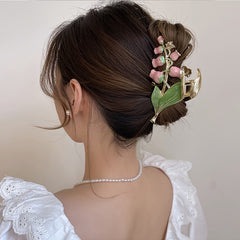 Lily Of The Valley Hair Clip Flower Claw Clip Metal Hair Accessories