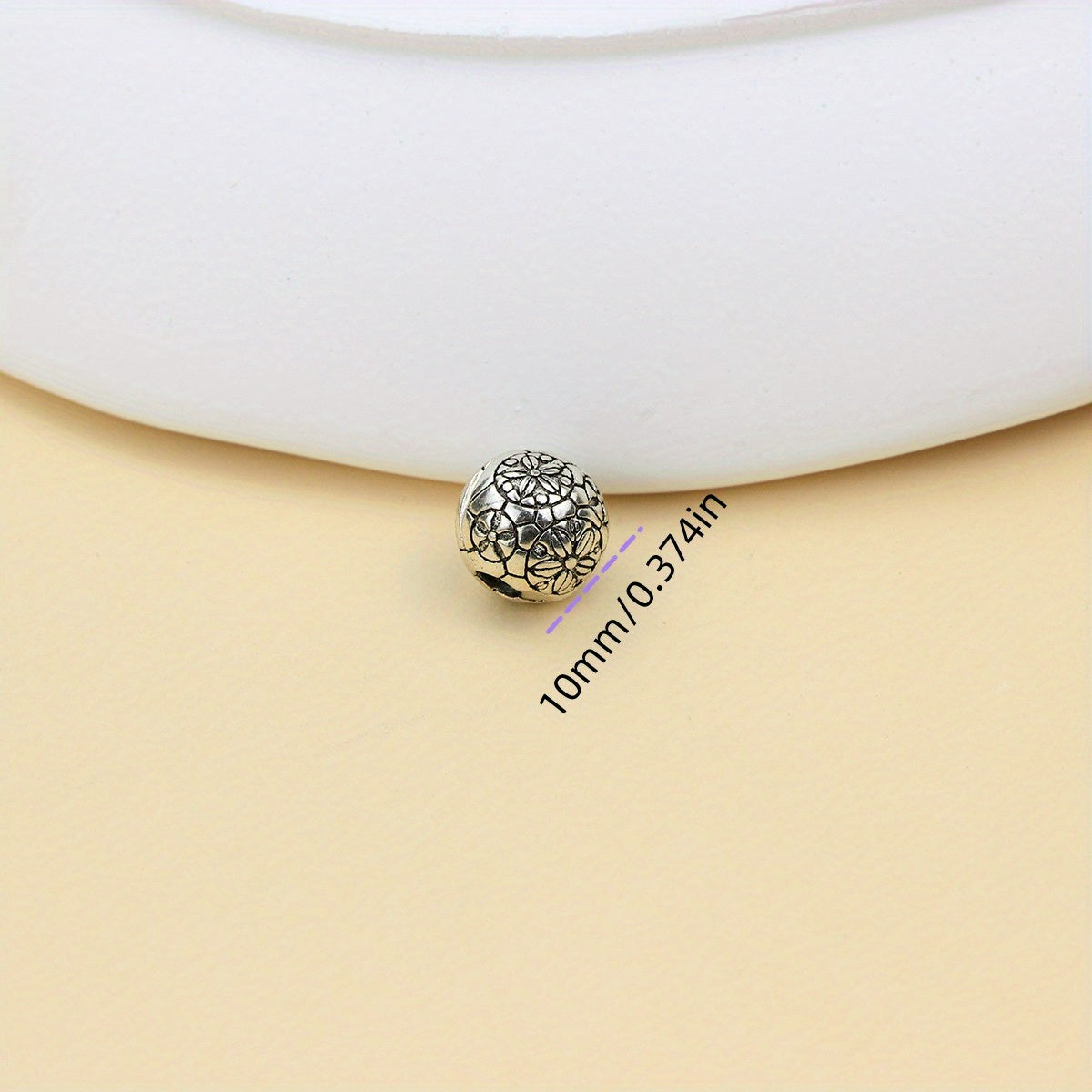 European Silver Plated Safety Bead Clip Stopper Charm Bracelet DIY Jewelry