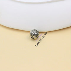 European Silver Plated Safety Bead Clip Stopper Charm Bracelet DIY Jewelry