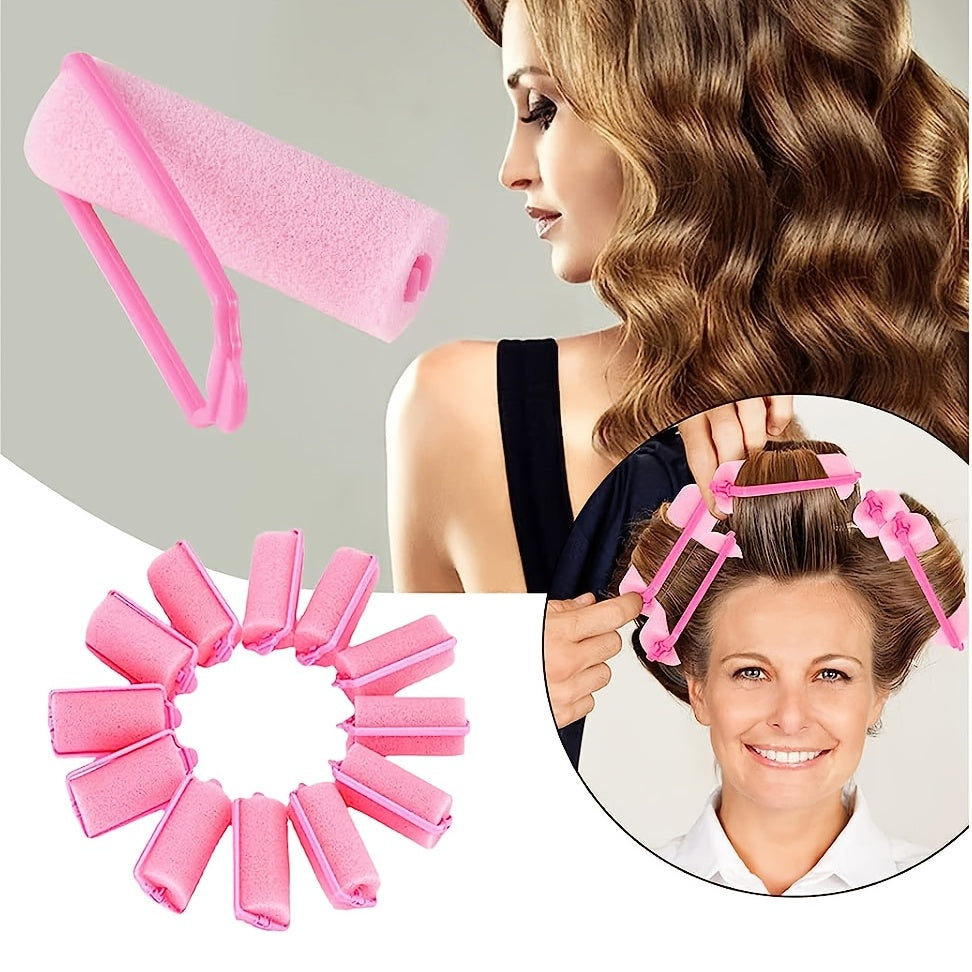 Foam Hair Rollers Sleep Curlers Flexible Hair Styling DIY Sponge Hair Clips