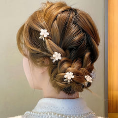 5pcs Mini Flower Hair Claw Clip Small Jaw Clamp Hair Accessory for Women Girls