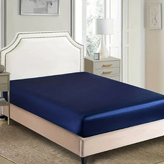 Luxuriously Soft Satin Fitted Sheet for Bedroom & Guest Room