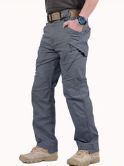 Men's Casual Cargo Pants With Zipper Pockets Male Joggers