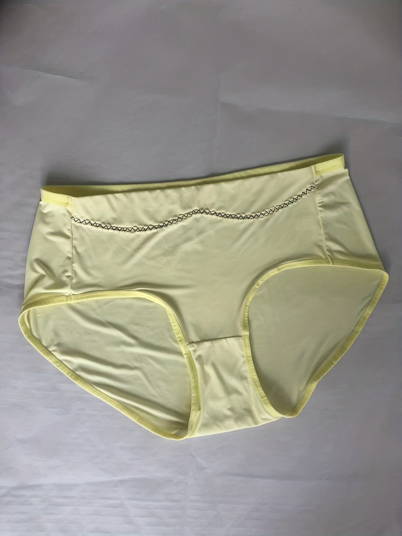 3 Pack Plus Size High Waisted Briefs Set - Stretchy Full Panties