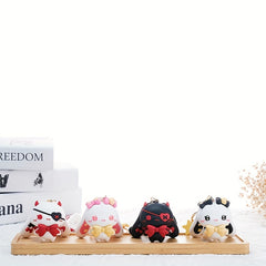 Cartoon Rabbit Keychain Animal Doll Key Ring Purse Bag Backpack Car Charm