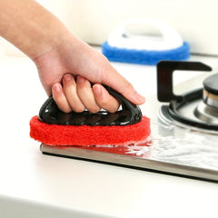 Cleaning Sponge With Handle Kitchen Brush Bathtub Brush