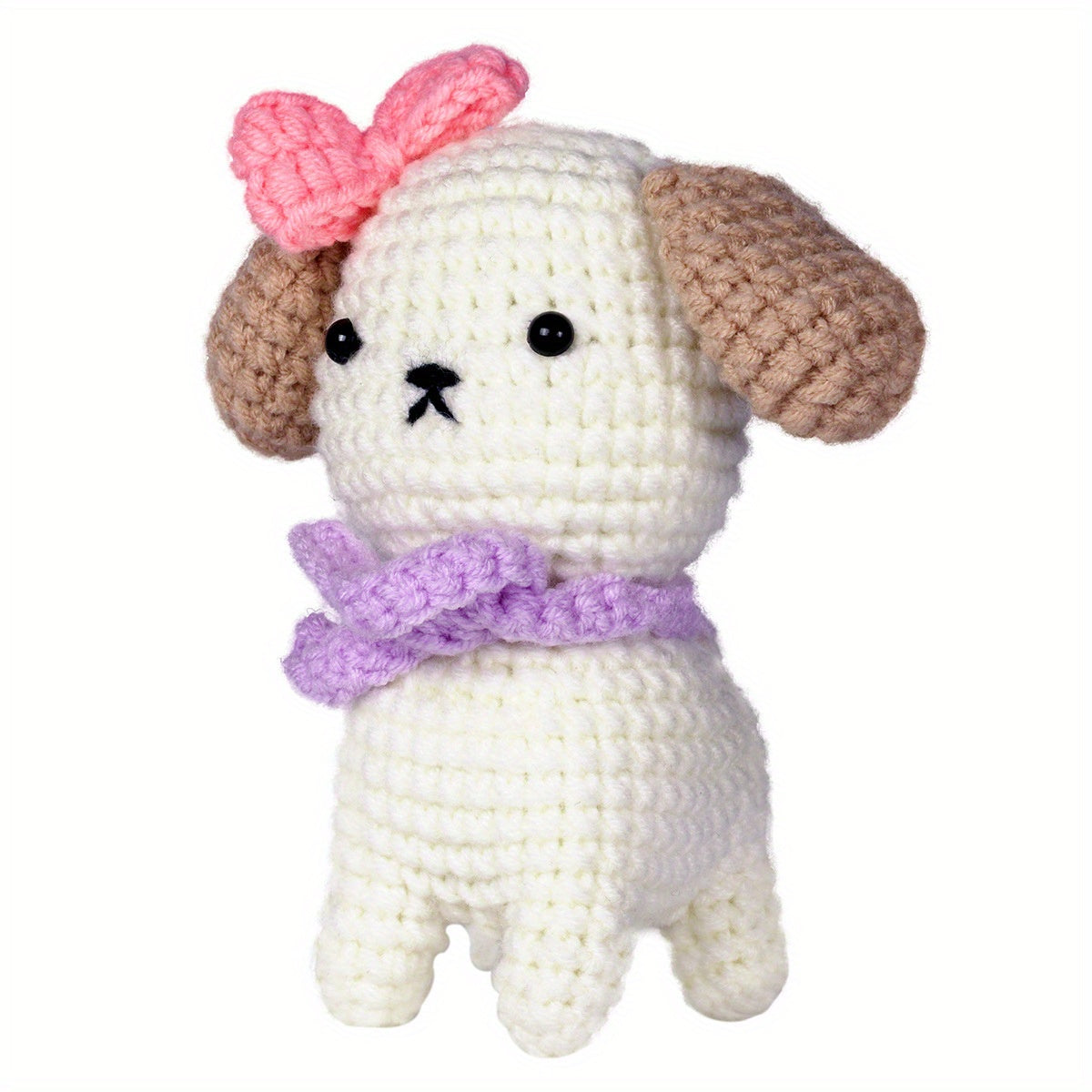 DIY Crochet Puppy Kit with English Instruction Book