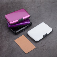 Stylish Aluminum Card Holder for Secure Credit Card Protection