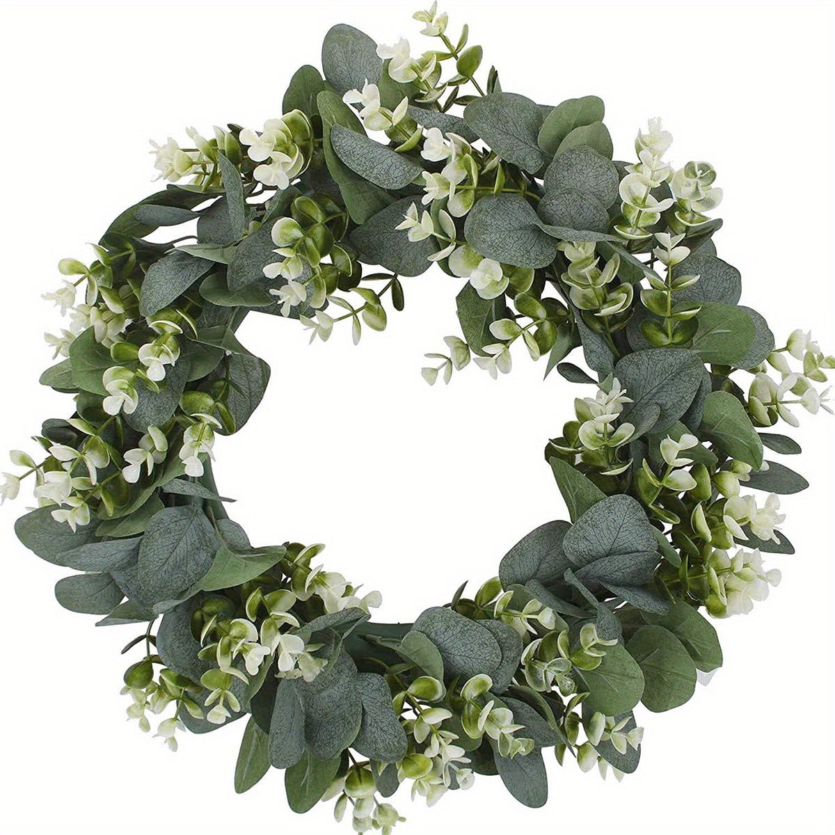 46cm Money Leaf Eucalyptus Door Decoration Wreath Pendant