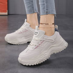 Women's Lightweight Chunky Sneakers Breathable Running Shoes