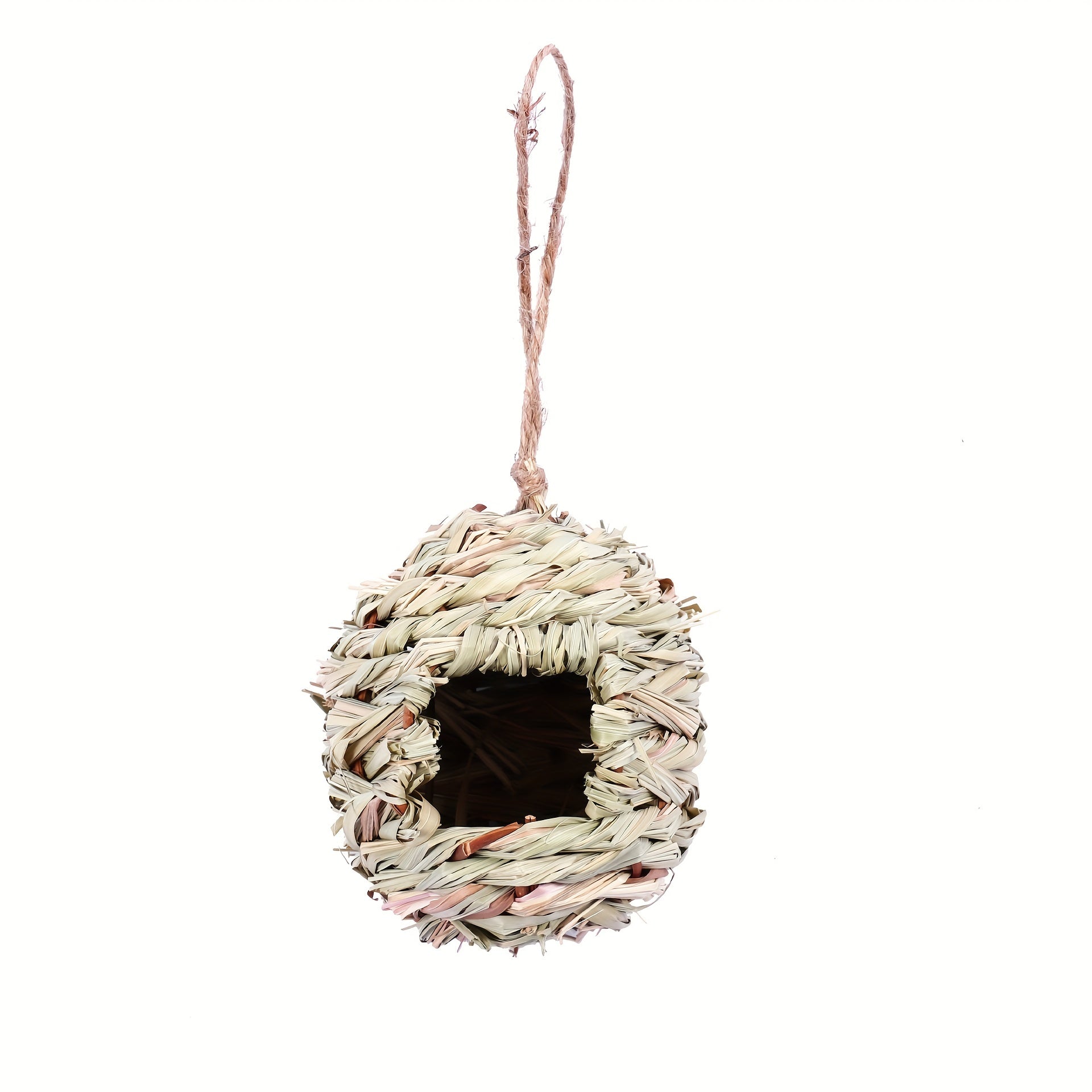 Hanging Woven Bird House for Yard Garden Decoration