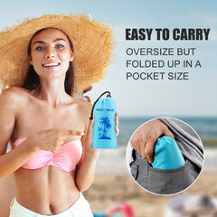 Waterproof Beach Blanket 200 X 210 - Travel Camping Picnic Mat