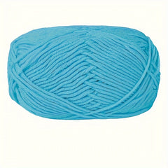 4-Strand Combed Milk Cotton Wool Yarn Ball for Crochet Doll Making