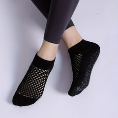 Non Slip Yoga Socks Breathable Mesh for Pilates Fitness
