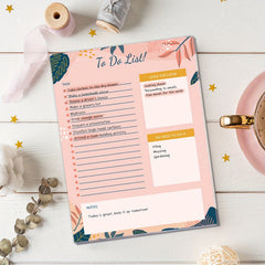 BUBU Pink Planner Magnetic Notepad - 52 Sheets