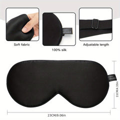 Soft Blackout Sleep Eye Mask for Travel Rest Nap