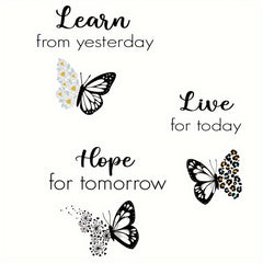 Butterfly Wall Sticker Inspirational Phrase 29 97 44 Winter Year