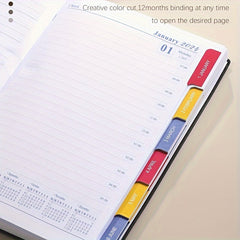 A5 Strap Notebook for Time Management and Planning