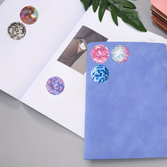 500pcs Disco Ball Roll Stickers Colorful Vinyl Decals