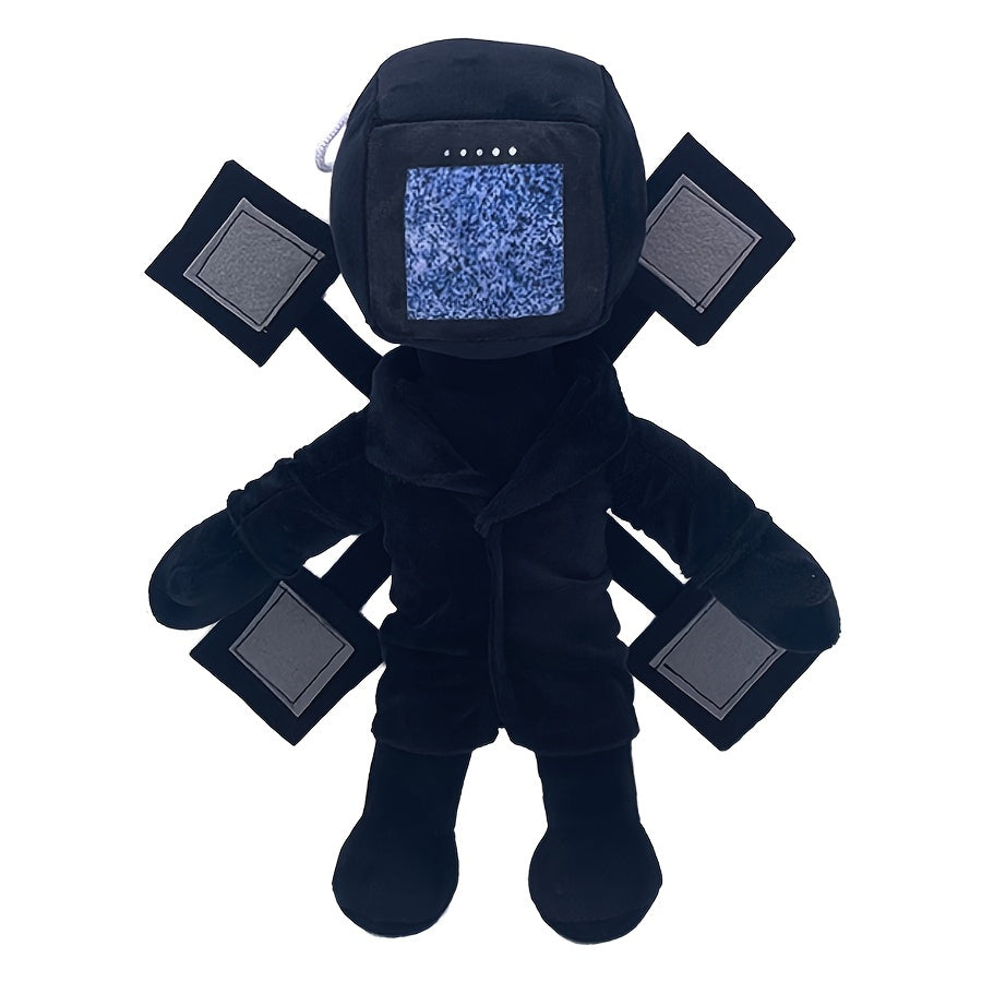Surveillance Man Tie TV Man Wings Plush Toy Doll