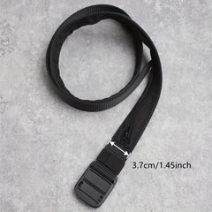 Men's Tactical Leather Belt with Zipper - Outdoor Belt