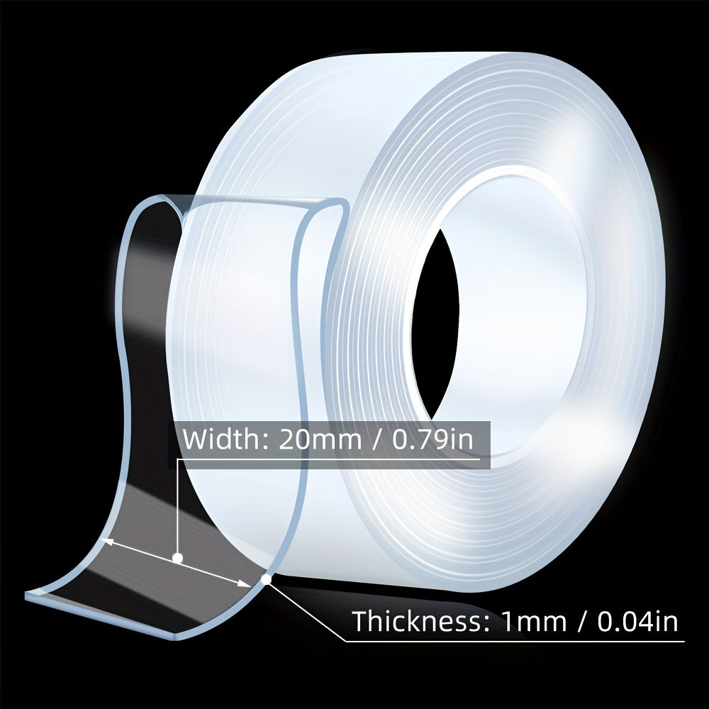 3 Packs Nano Adhesive Tape Double Sided Invisible High Viscos