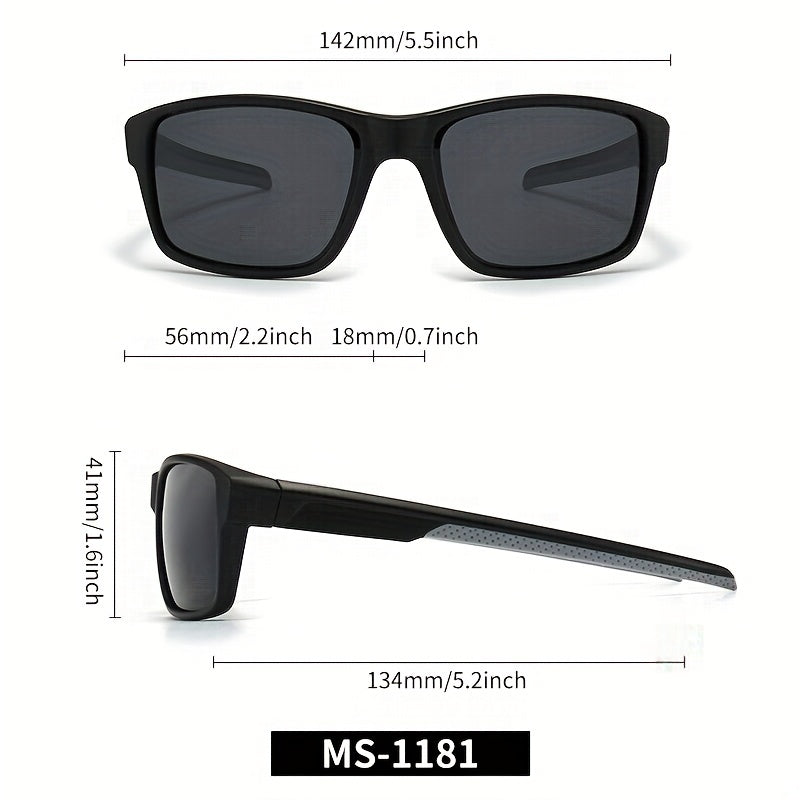 Men's Polarized Sports Sunglasses UV Protection for Cycling Fishing Running