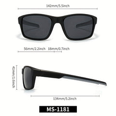 Men's Polarized Sports Sunglasses UV Protection for Cycling Fishing Running