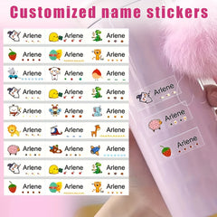 Personalized Waterproof Name Sticker for Kids School