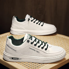 Men's Lace-up Skate Shoes with Cushioning and Traction