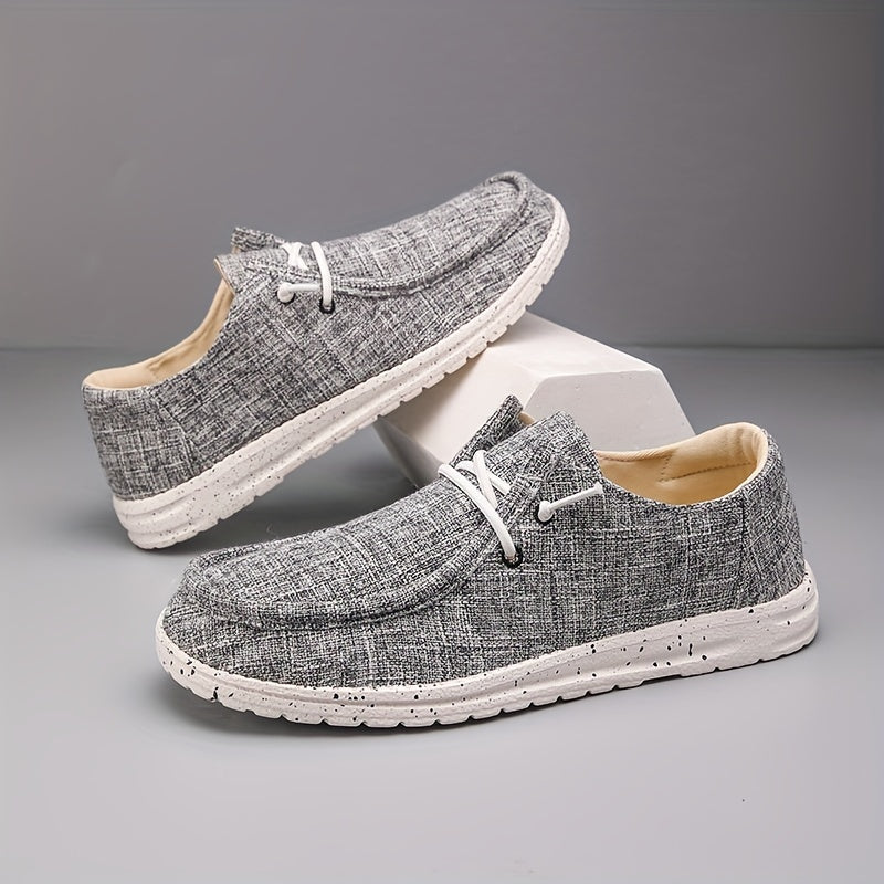 Men's Casual Loafers Minimalist Solid Outdoor Round Toe Shoes