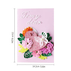 Mother & Child Thank You Card, Holiday & Thanksgiving Greeting DIY Card