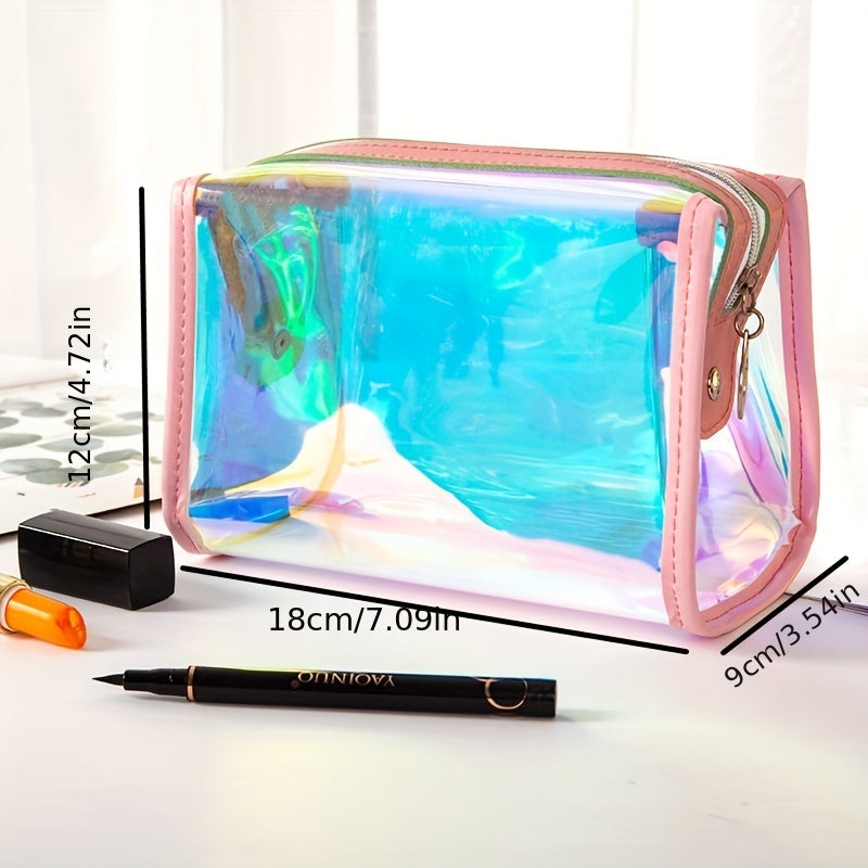 Colorful Laser Cosmetic Bag Portable Toiletry Bag