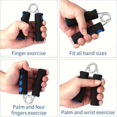 2pcs Hand Grip Strengthener Soft Foam Manual Hand Exerciser