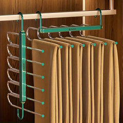 1pc Folding Pants Hangers Anti Slip Magic Storage Hanger For Ties Camisoles